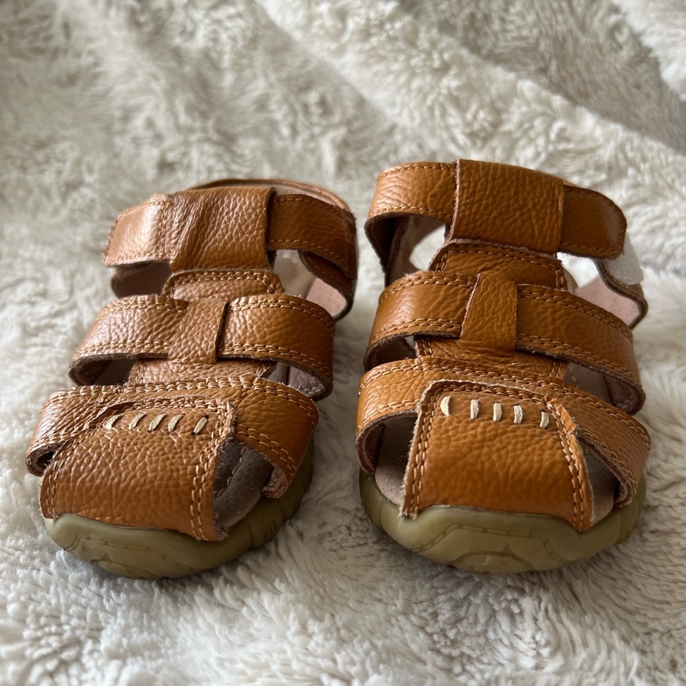 Toddler Boys' Brown Fisherman Sandals